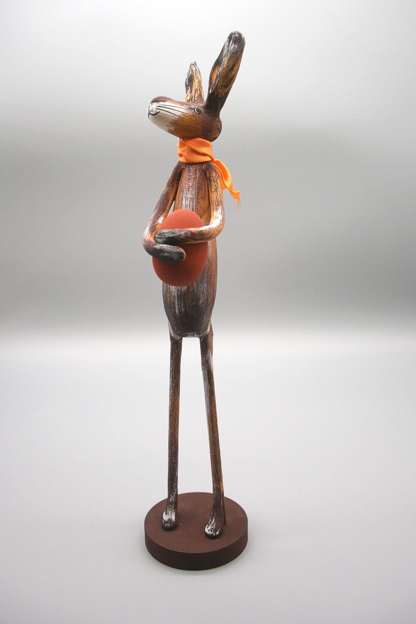 Hase mit Ei 31 cm - Träger-Ei - Fa. Hillig