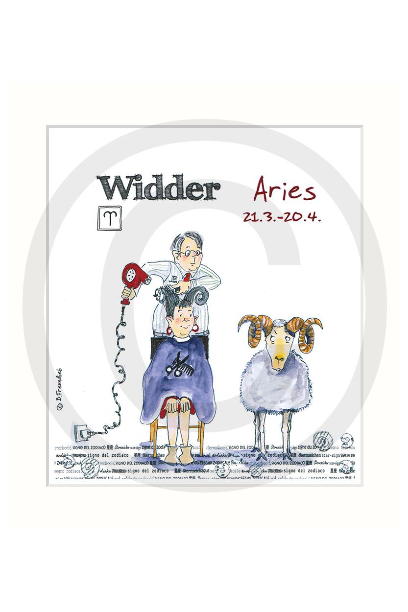 Sternzeichen Passepartout - Widder