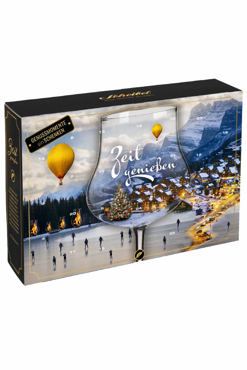 Scheibel Adventskalender - 24 x geistreicher Genuss bis Weihnachten