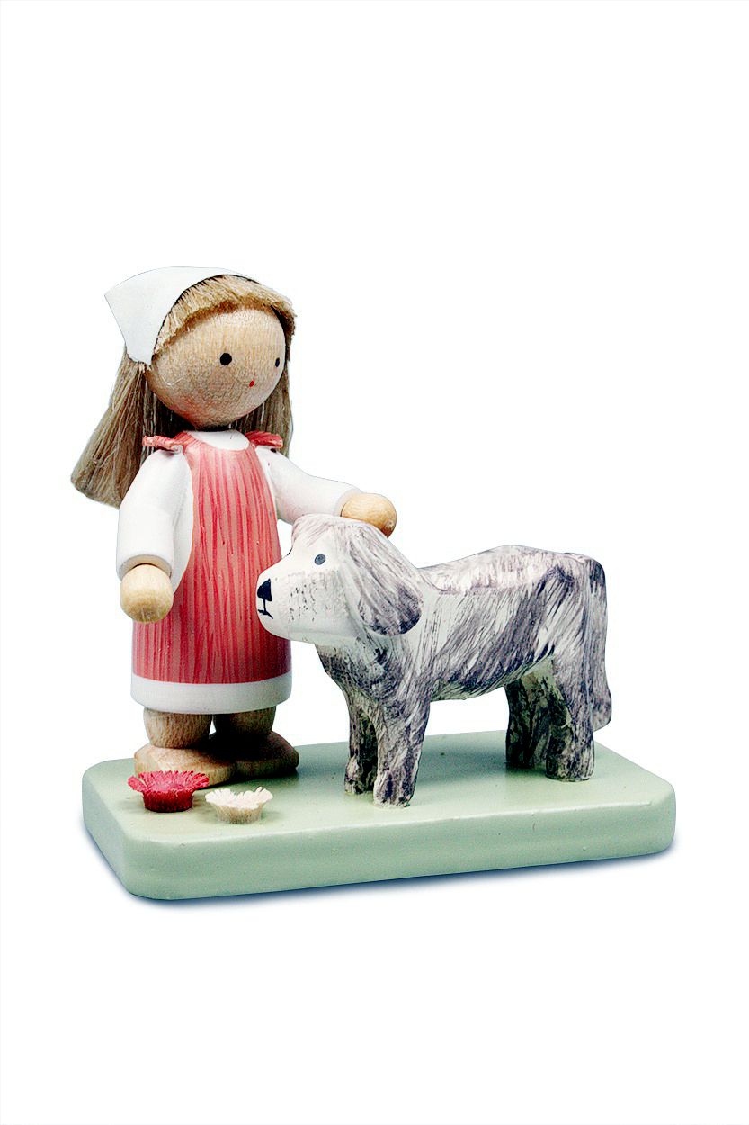 kleines Mädchen mit großem Hund 5151