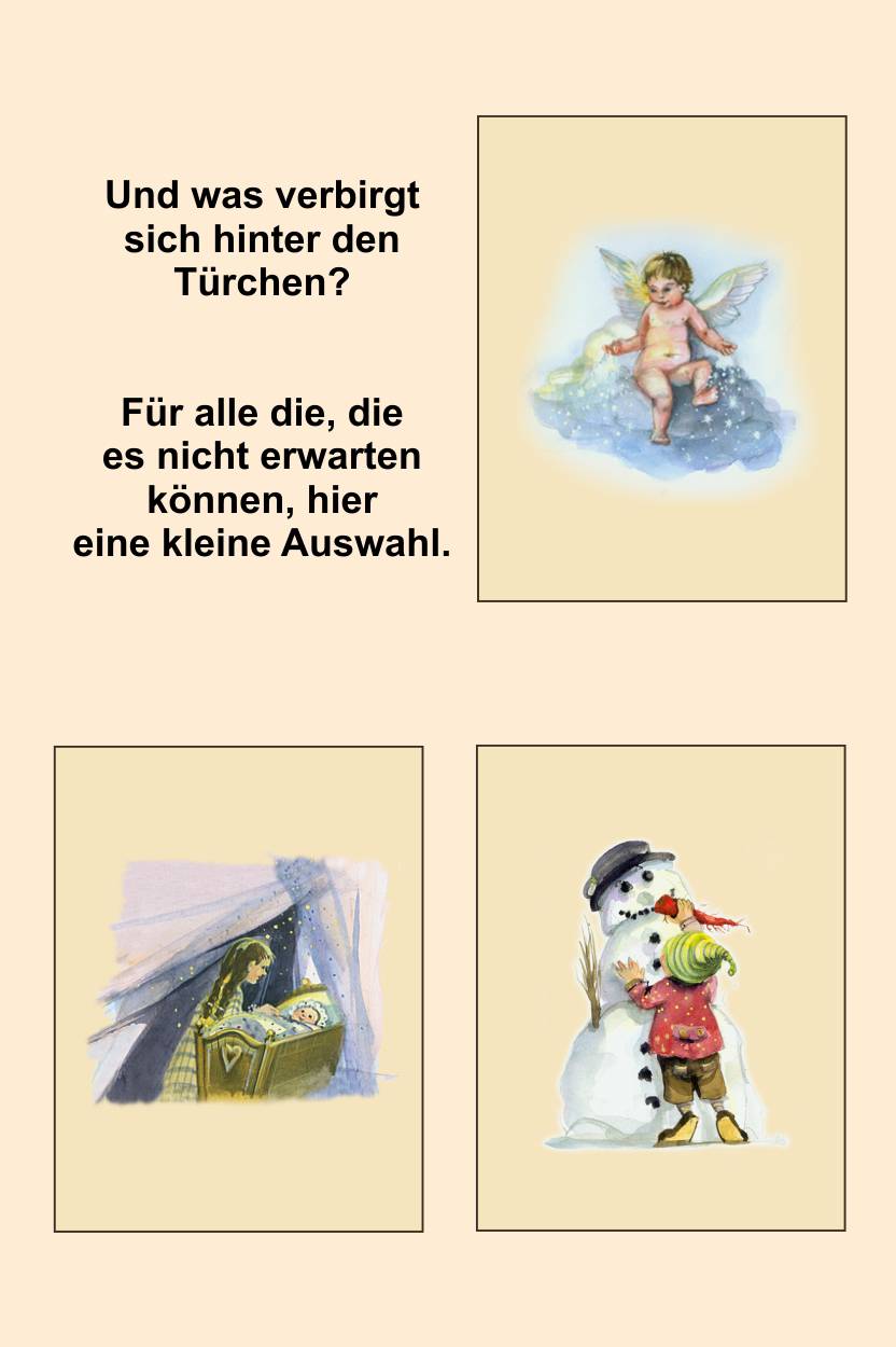 Adventskalender - Schwanenschlößchen Freiberg