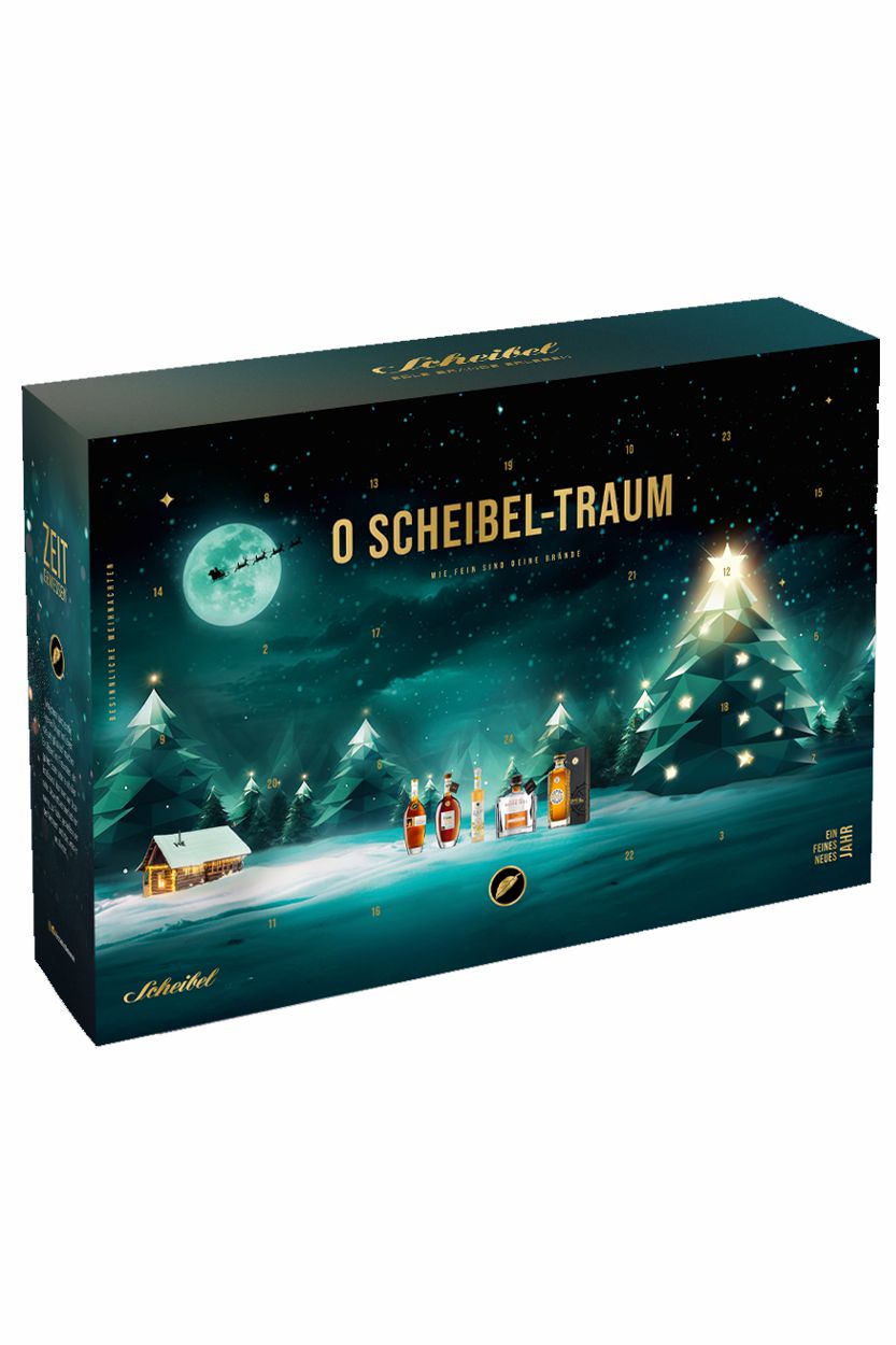 Scheibel Adventskalender - 24 x geistreicher Genuss bis Weihnachten