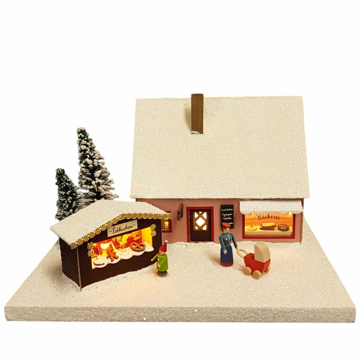 Lichterhaus - Bäckerei mit Pfefferkuchenstand klein