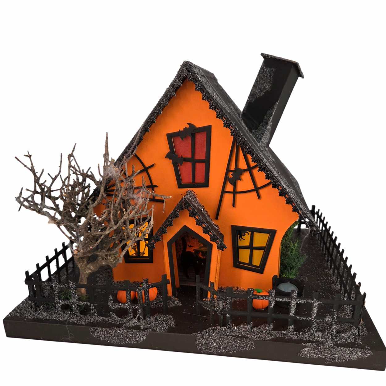 Lichterhaus - Gruselhaus Kürbis