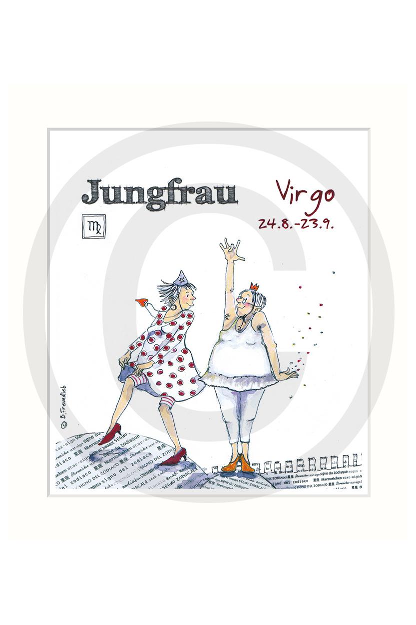Sternzeichen Passepartout - Jungfrau