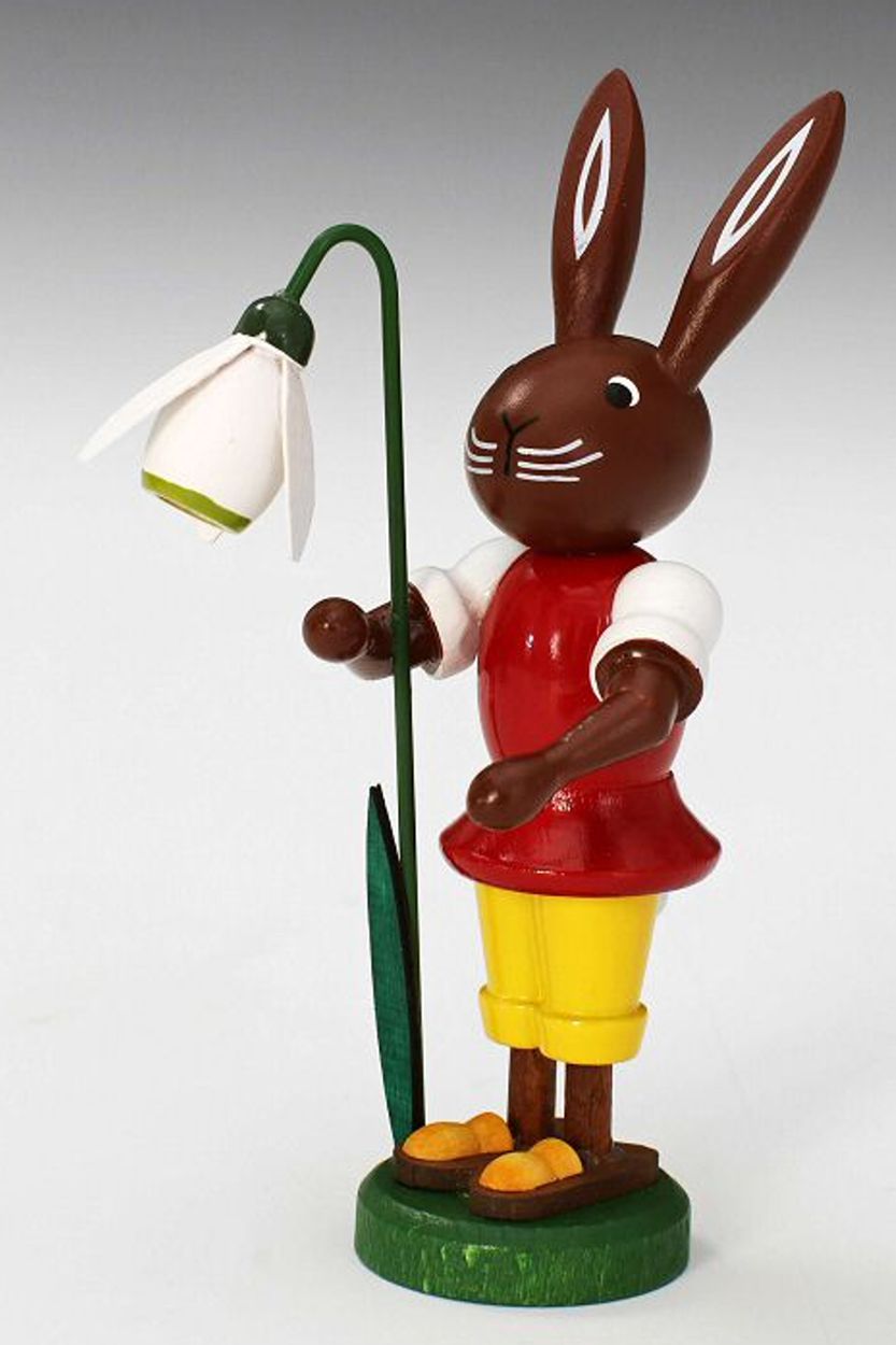 Hase mit Schneeglöckchen - Fa. Preißler