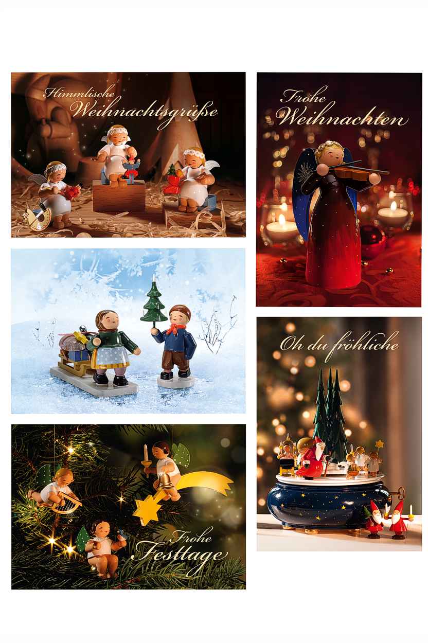 Grußkartenserie Weihnachtsgrüße - Wendt&Kühn