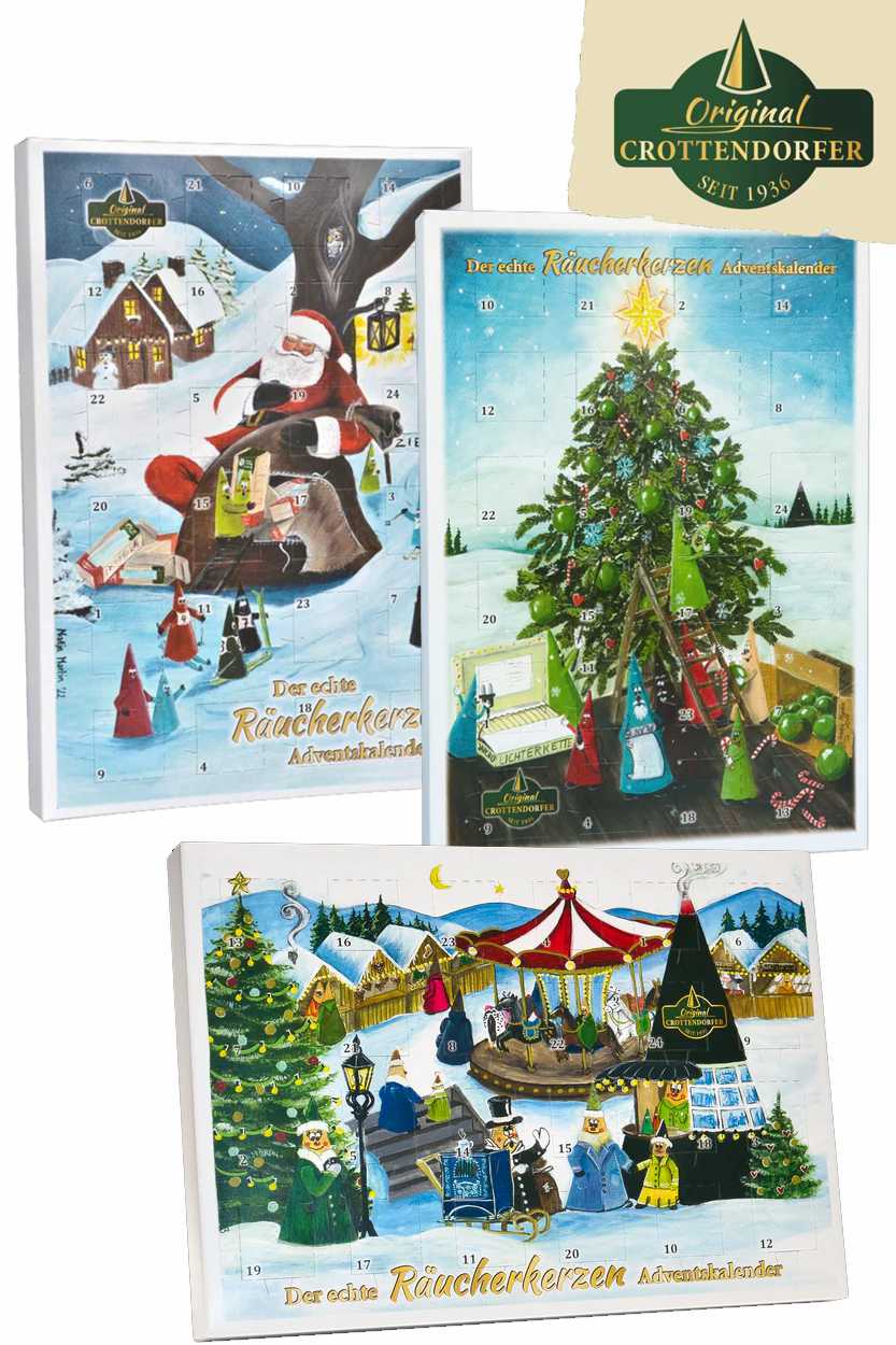 Räucherkerzen Adventskalender Crottendorf