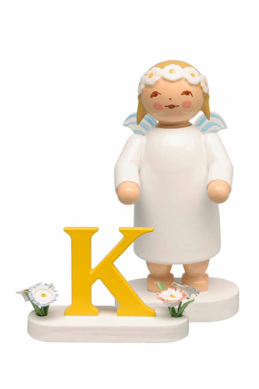 Buchstabe K mit Blume - Wendt & Kühn