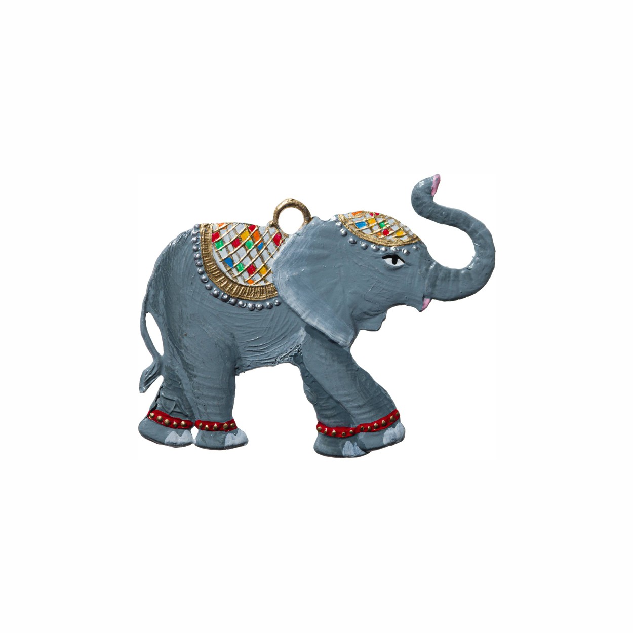 Hänger Weihnachts-Elefant- Zinn