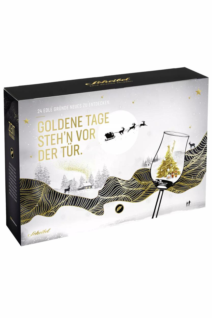 Scheibel Adventskalender - 24 x geistreicher Genuss bis Weihnachten
