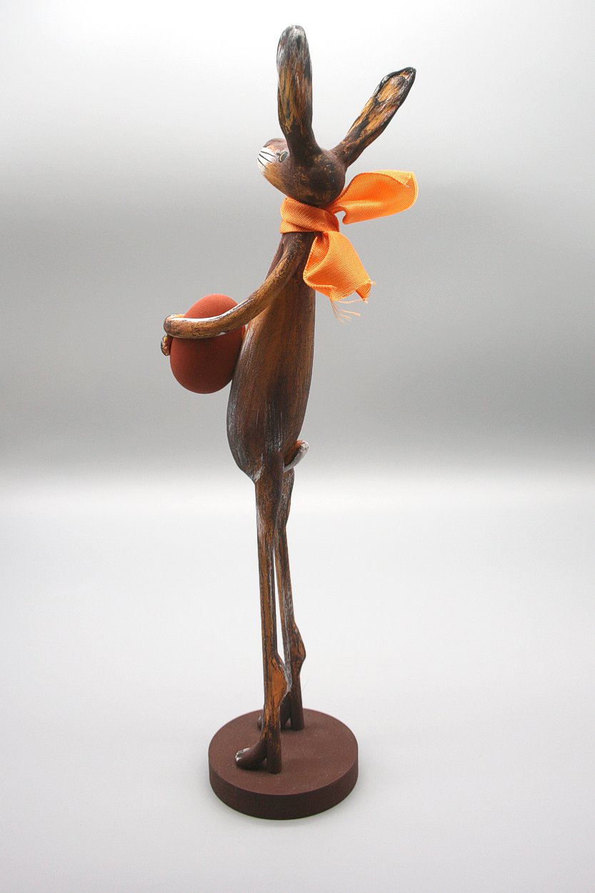 Hase mit Ei 31 cm - Träger-Ei - Fa. Hillig