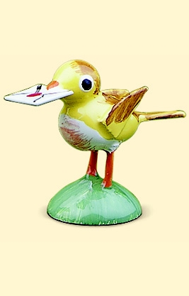 Vogel mit Brief von Wendt und Kühn