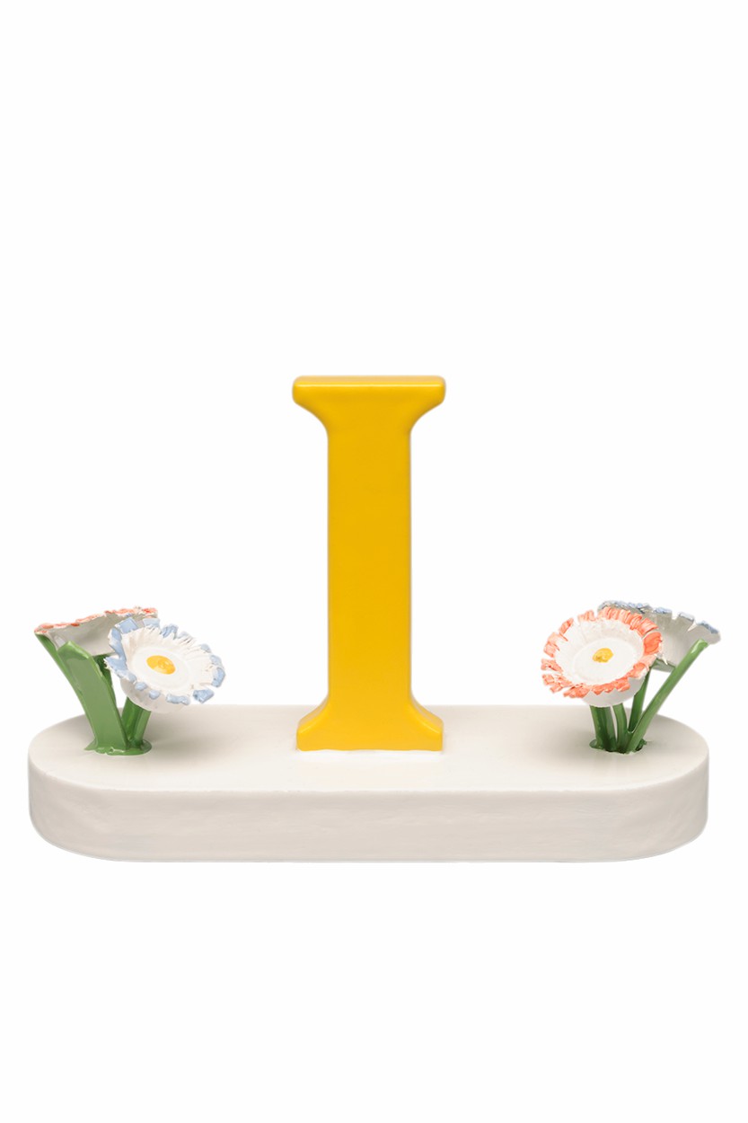 Buchstabe I mit Blume - Wendt & Kühn