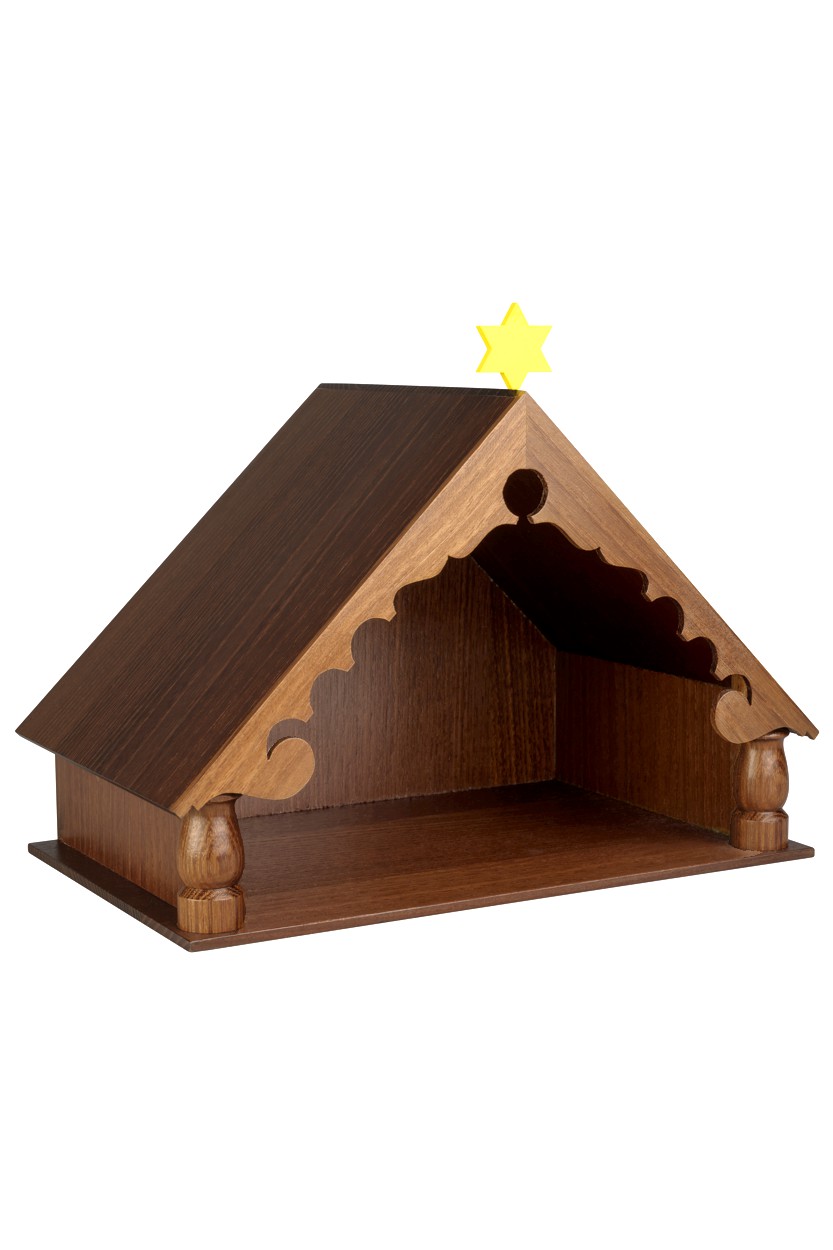 Stall für Krippenfiguren Wendt und Kühn