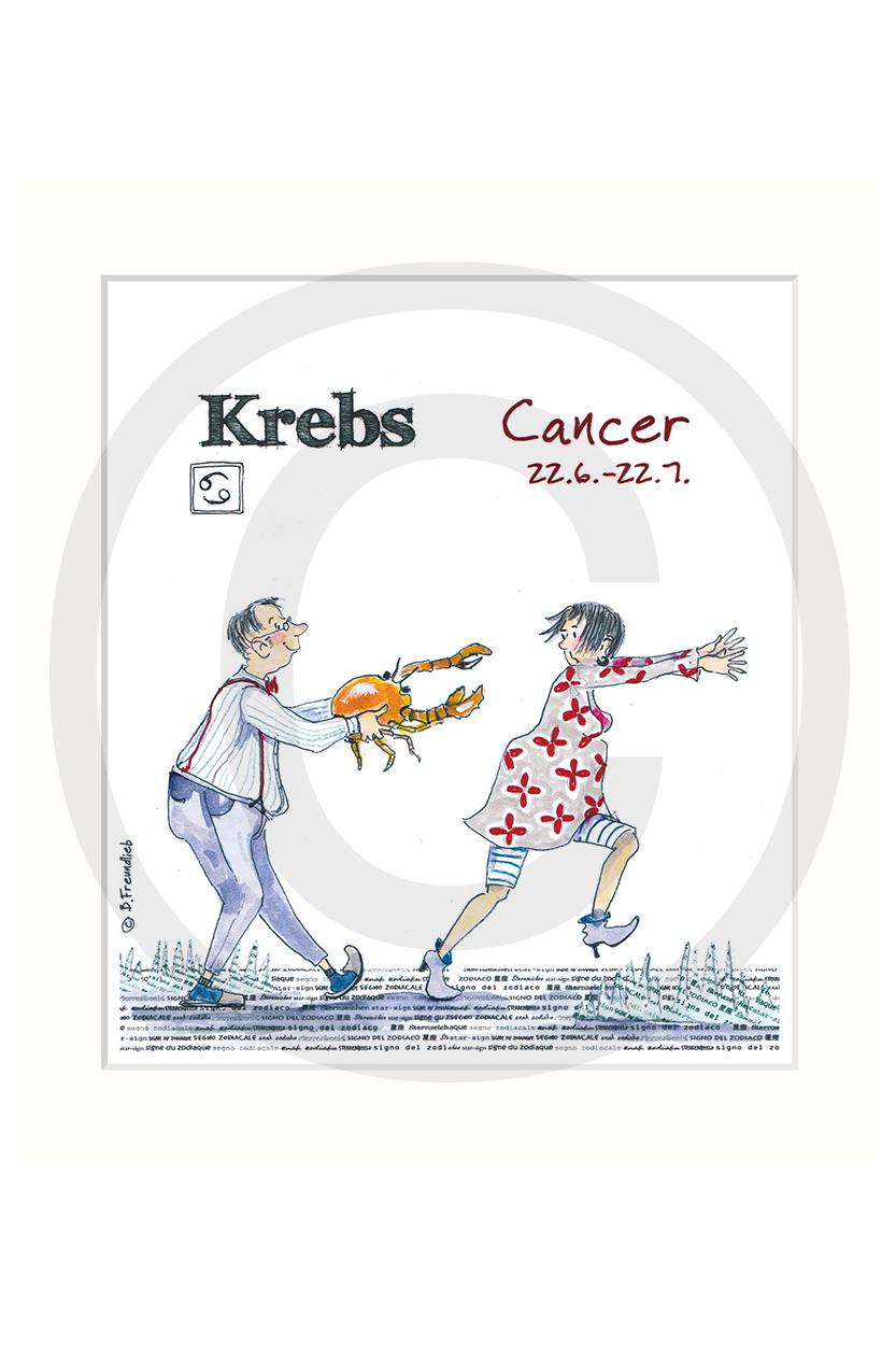 Sternzeichen Passepartout - Krebs