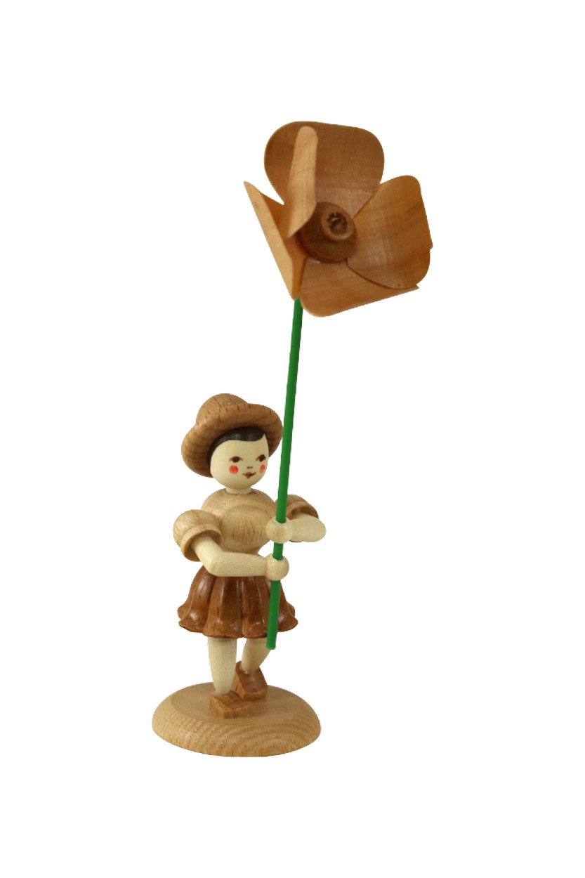 Blumenkind - natur Mohnblume  Faltenrock - BK 028