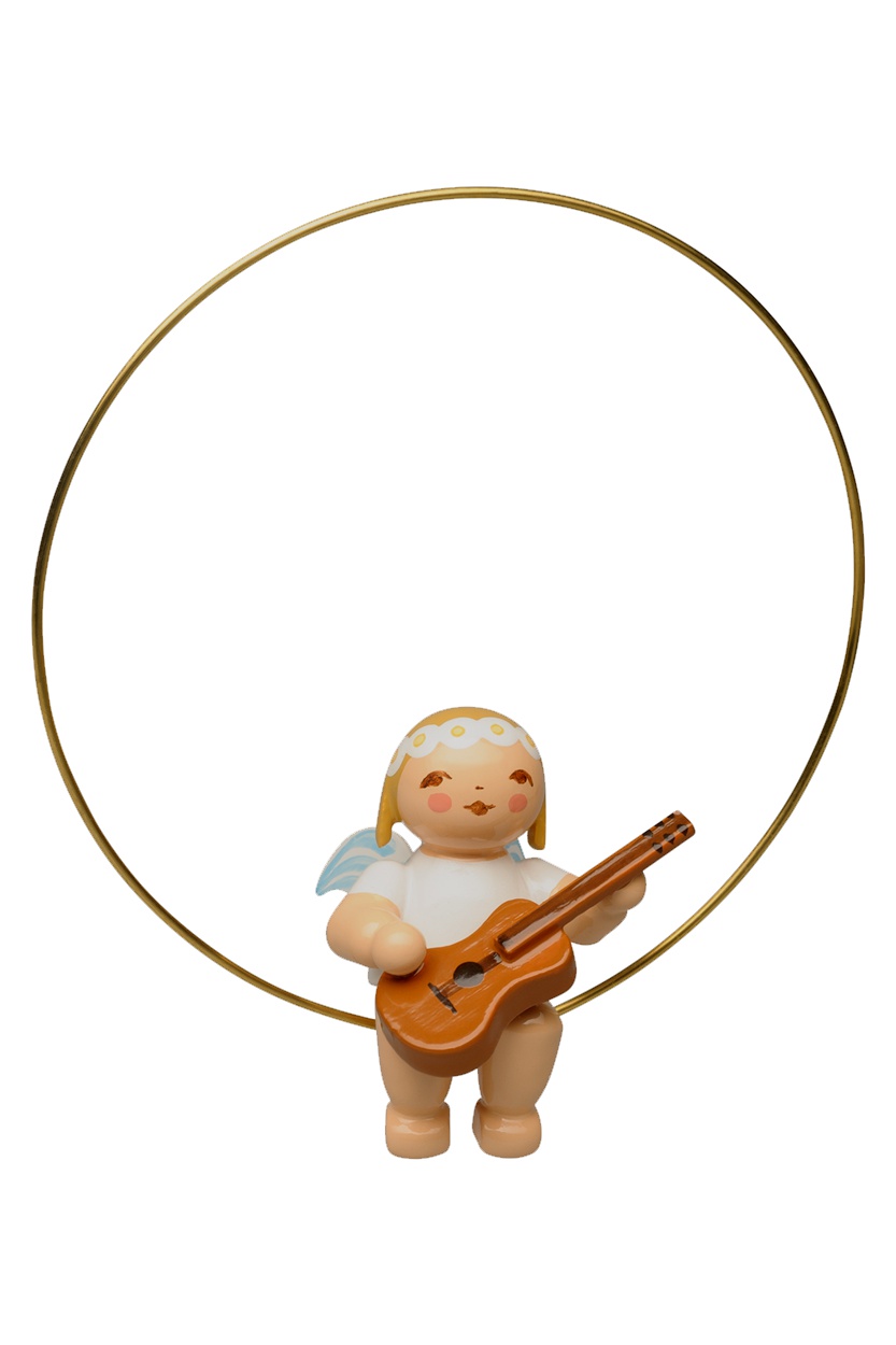 Christbaumengel im Ring mit Gitarre, Wendt und Kühn