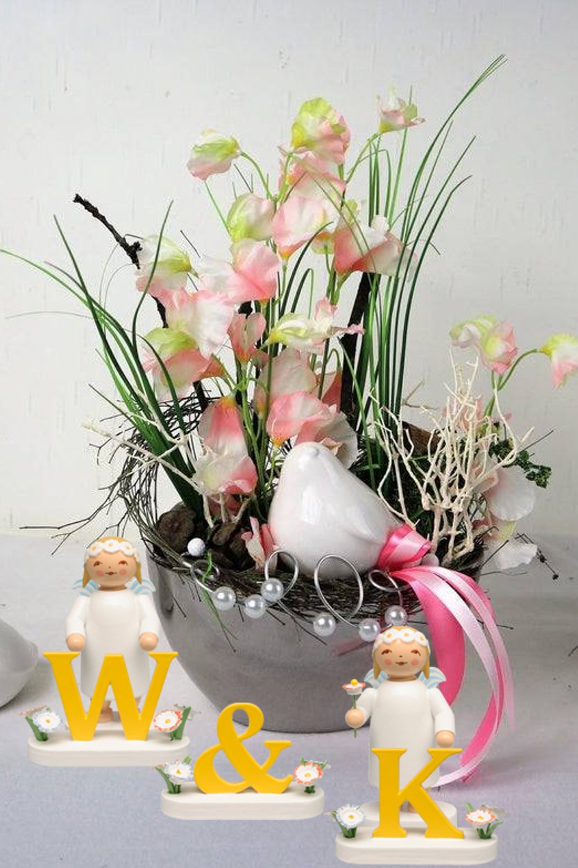 Buchstabe X mit Blume - Wendt & Kühn