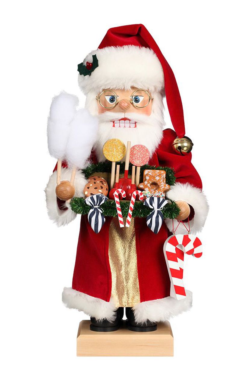 Nussknacker - Weihnachtsmann mit Süßwaren