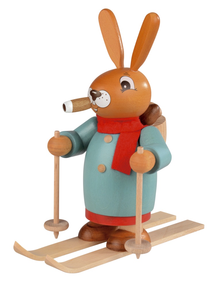 Räucherhase - Skifahrer