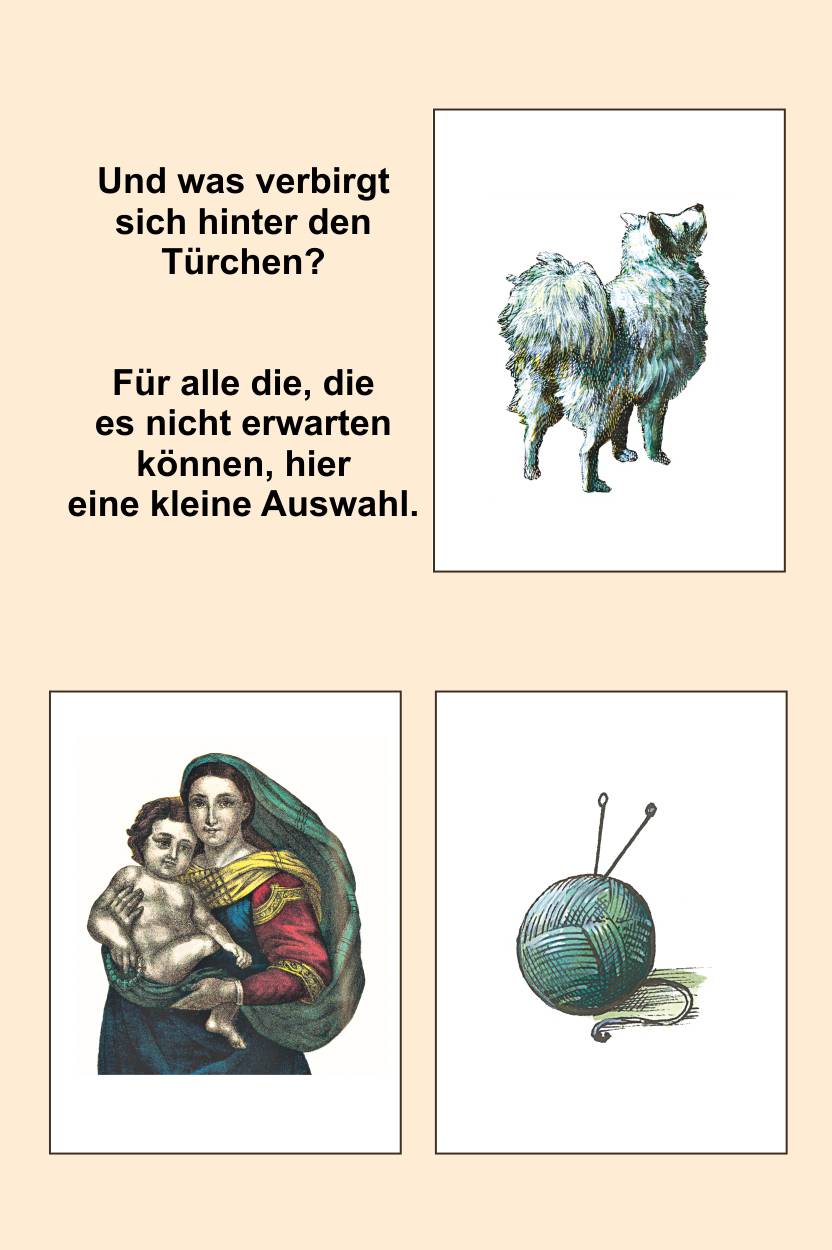 Adventskalender - Katzenfuge