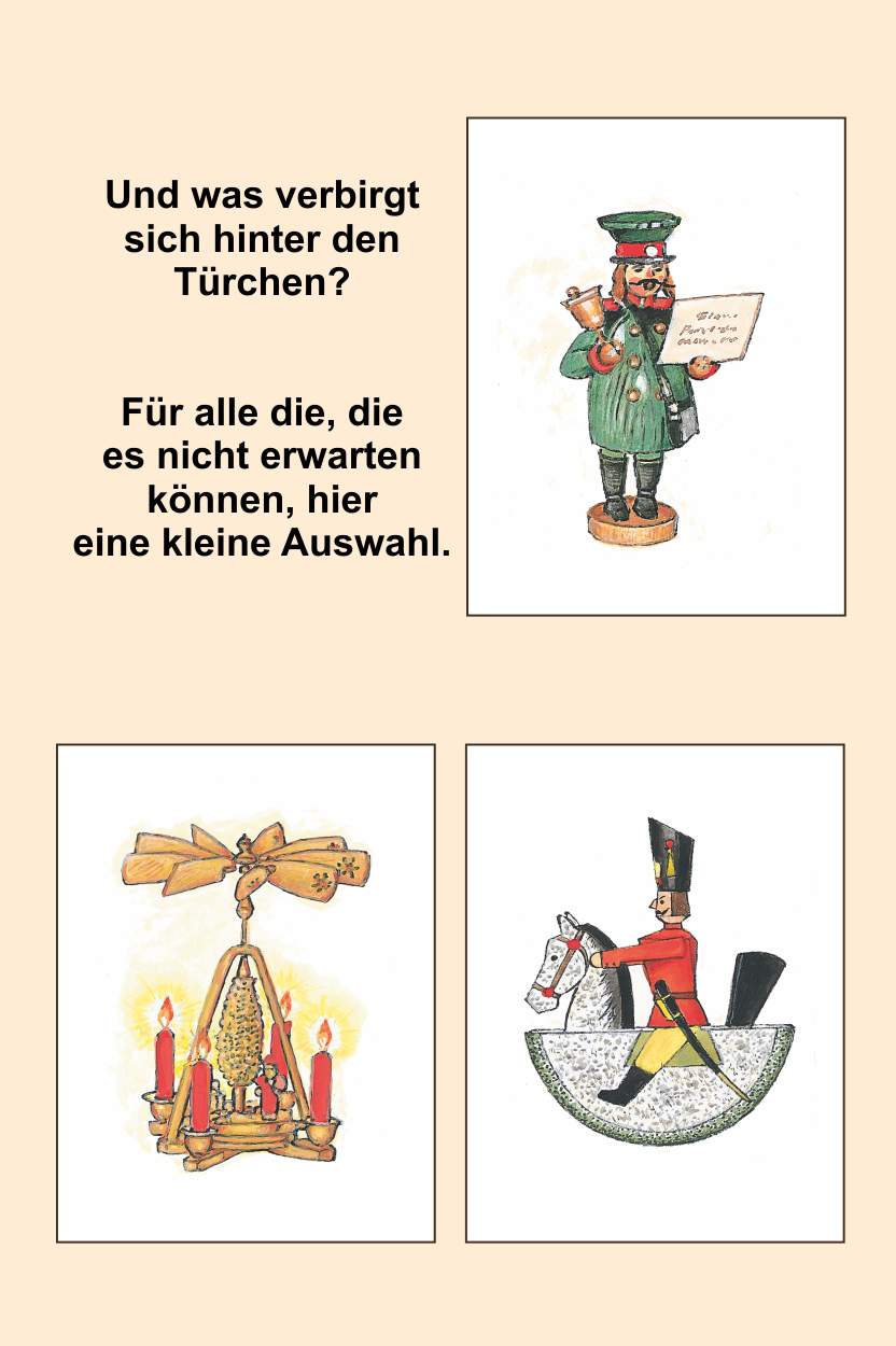 Adventskalender - Erzgebirgische Werkstatt