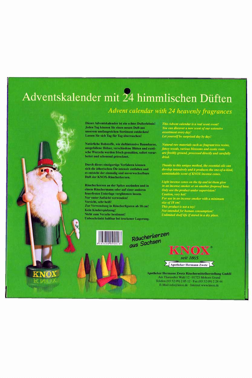 Räucherkerzen Adventskalender "Straßenbahn Linie 5" - KNOX