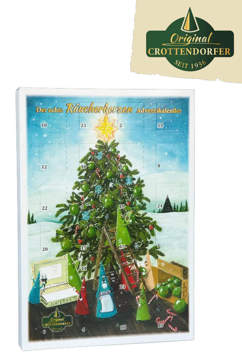 Räucherkerzen Adventskalender Crottendorf